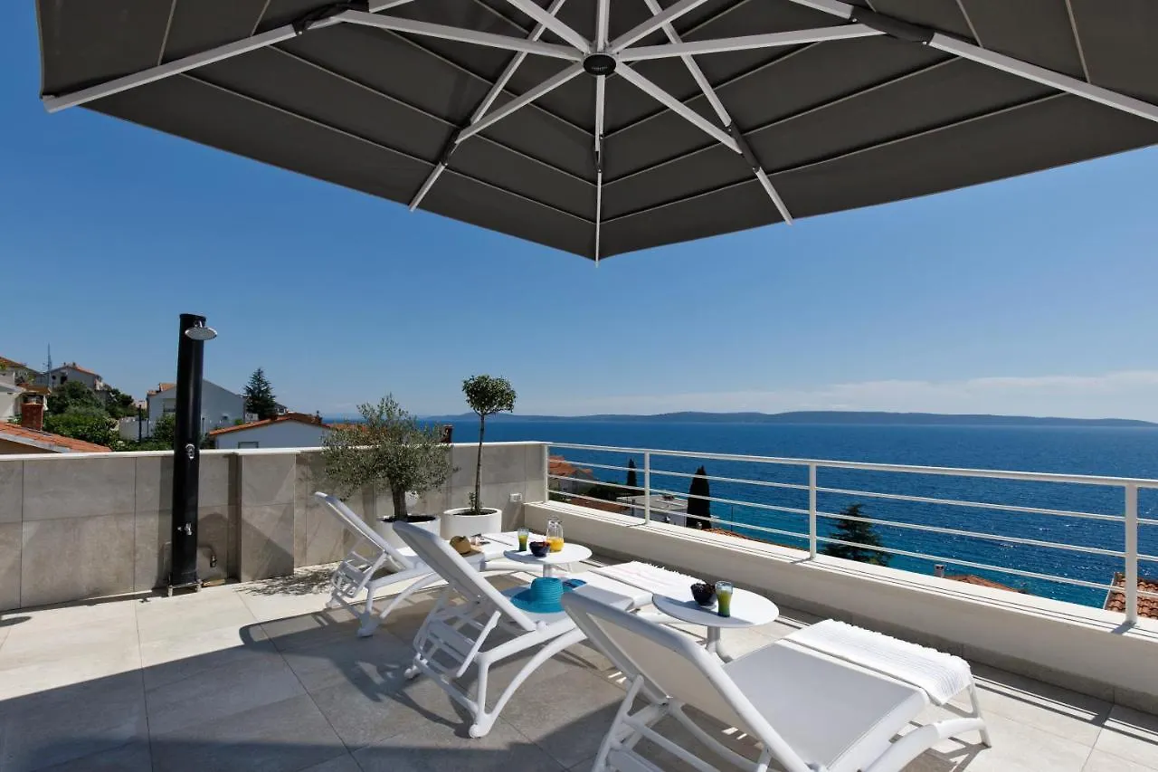Villa Anadea With Hot Tub Overlooking Sea Trogir Croácia